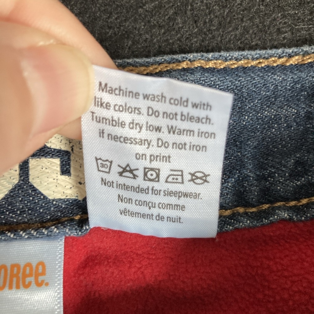 Gymboree Fleece Lined Jeans Boys Size 8 Adjustable Waist Classic - Picture 4 of 7